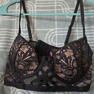 Adore Me Black Lace Bra